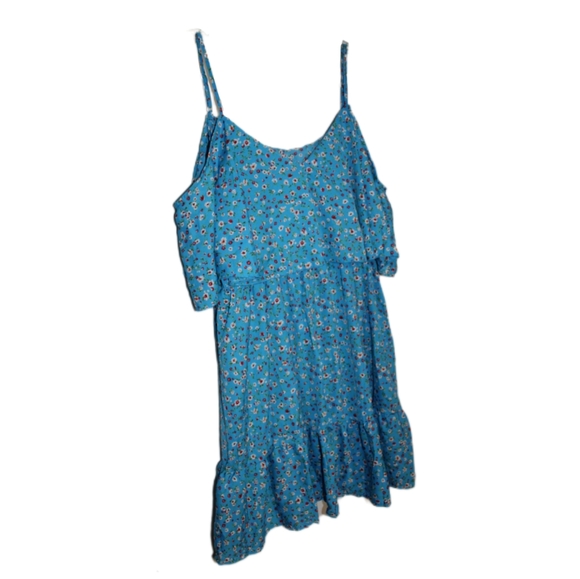 Women's Plus Size Spring Floral Dress - Picture 6 of 16